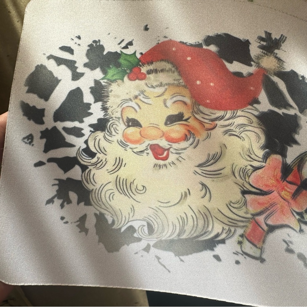 Vintage Santa Claus Holiday Mouse Pad